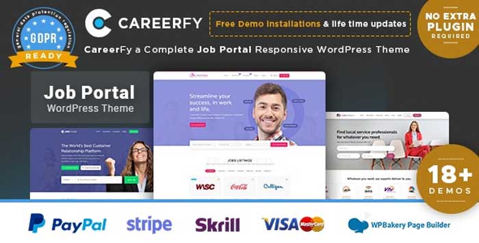 Download free Careerfy - Job Board WordPress Theme