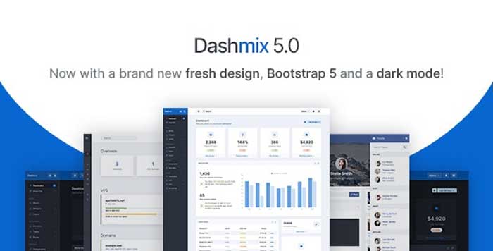 Free Download Dashmix - Bootstrap 5 Admin Dashboard Template & Laravel 8 Starter Kit