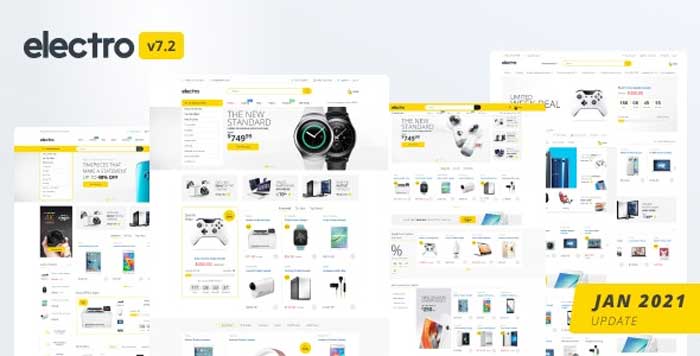 Download free Electro - Electronics Store Shopify Theme
