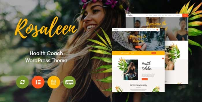 Rosaleen v1.0.3 - Health Coach, Speaker & Motivation WordPress Theme