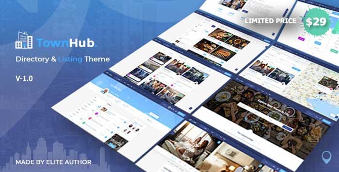 TownHub v1.6.4 - Directory & Listing WordPress Theme