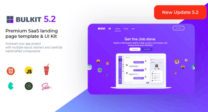 Bulkit – Saas Landing Pages