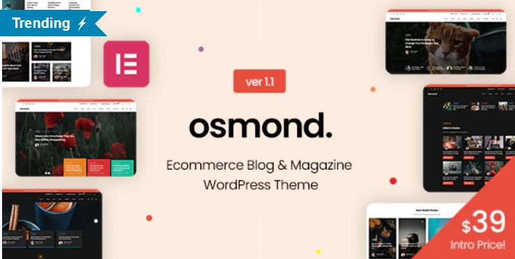 Osmond – Ecommerce Magazine WordPress Theme