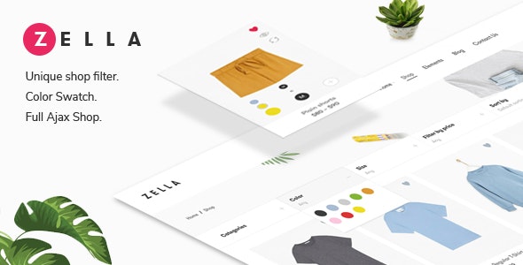 Zella v2.3.7 - WooCommerce AJAX WordPress Theme - RTL support