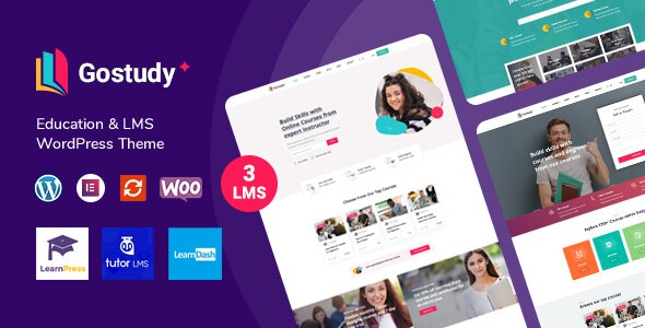 Gostudy v2.0.5 - Education WordPress Theme