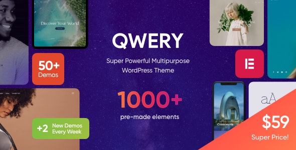 Qwery v1.2.0 - Multi-Purpose Business WordPress Theme + RTL