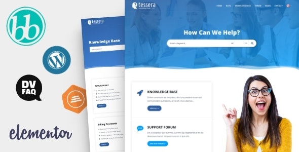 Tessera v2.5 - Knowledge Base & Support Forum WordPress Theme