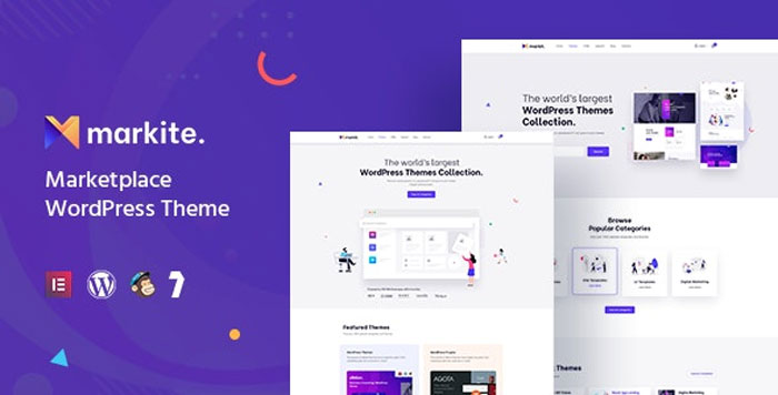 Download Free Markite - Digital Marketplace WordPress Theme