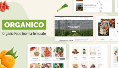Organico v1.0 - Nutritionist Food & Farm Joomla 4 Template